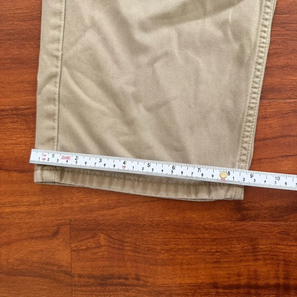 Levi 505 Mens Jeans Size 40x30 Denim Straight Leg Cotton Khaki Please See